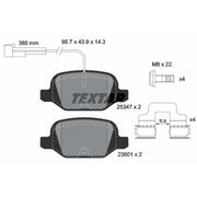 Textar Rear Brake Pad Set 2534701