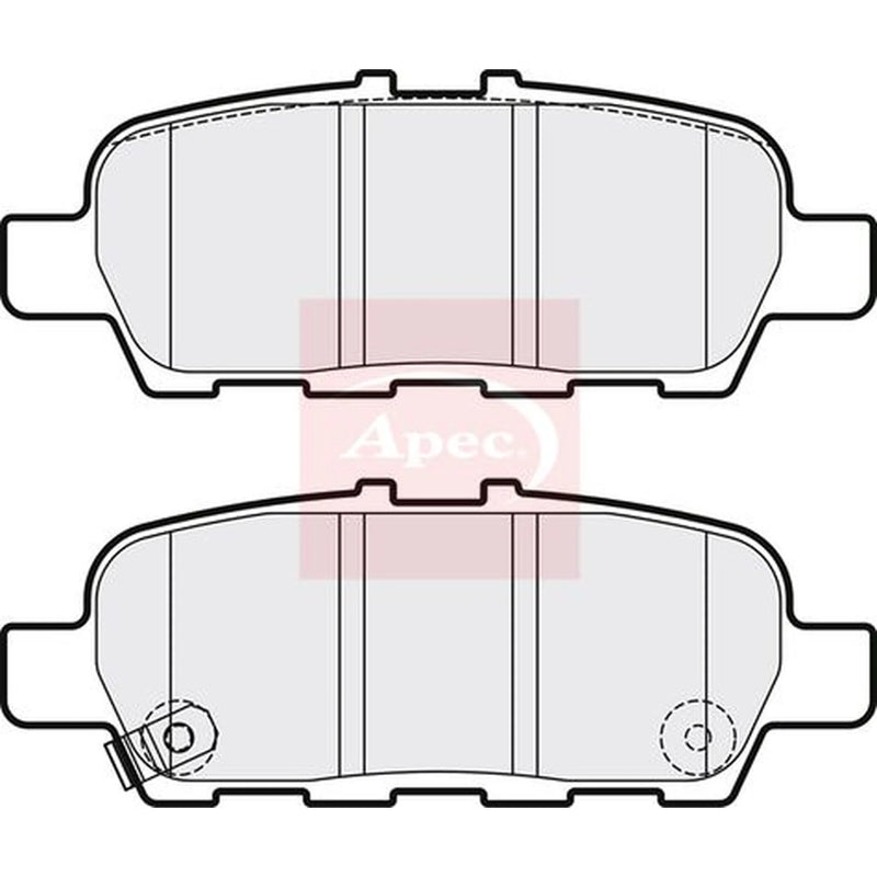 Apec Rear Brake Pad Set PAD2165