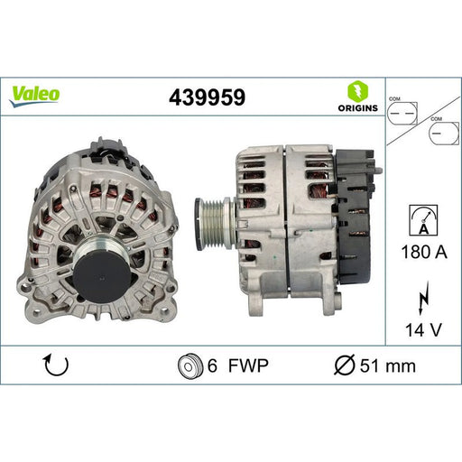 Valeo Car Alternator 12V 439959