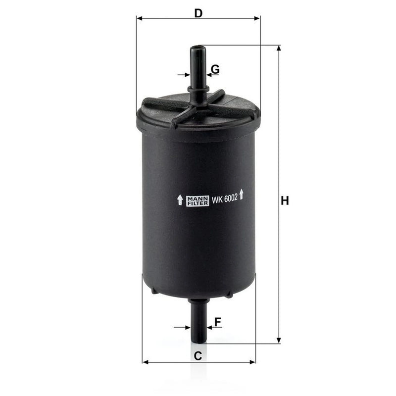 MANN-FILTER Fuel Filter Element WK 6002