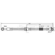 Borg & Beck Brake Hydraulic Hose Line Rear BBH7835