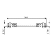 Bosch Brake Hydraulic Hose Line inner 1 987 476 678