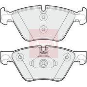 Apec Front Brake Pad Set PAD1789