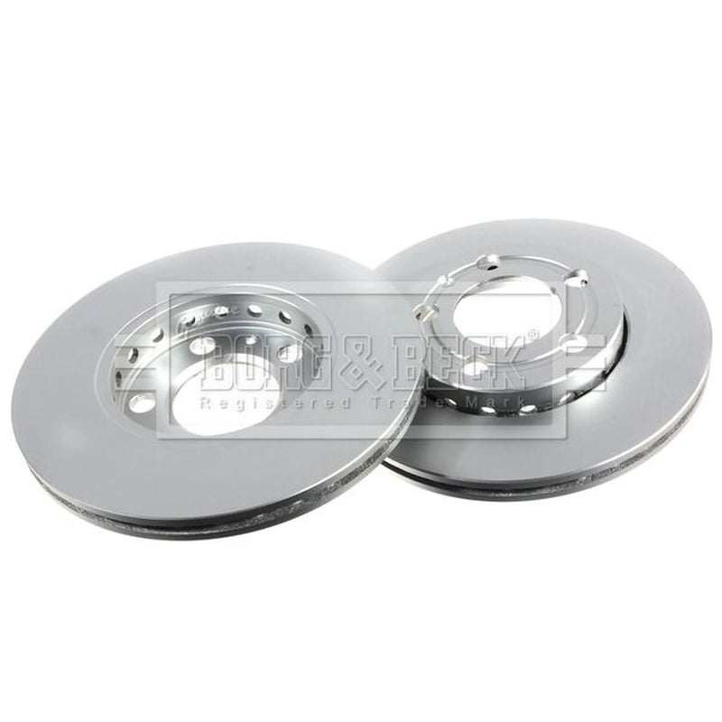 Borg & Beck 2 x Vented Front Brake Discs BBD4369