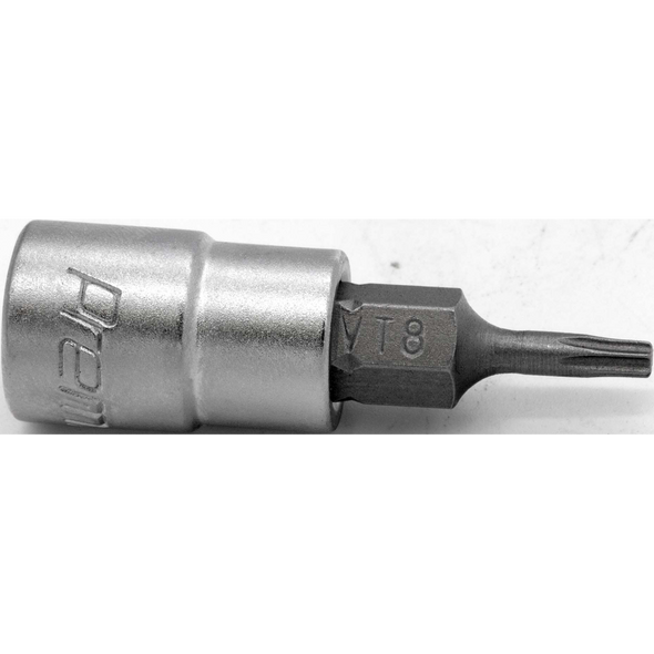 Sealey 1/4"Dr Trx-Star Socket Bit T8 (Micro Satin Finish)