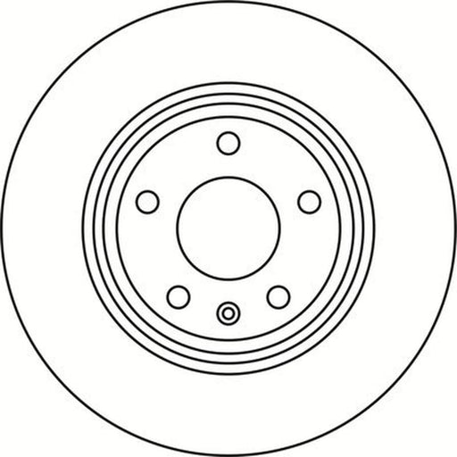 Abtex 2 x Solid Rear Brake Discs BD1449S