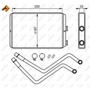 NRF Heater Matrix Core Heat Exchanger 54211