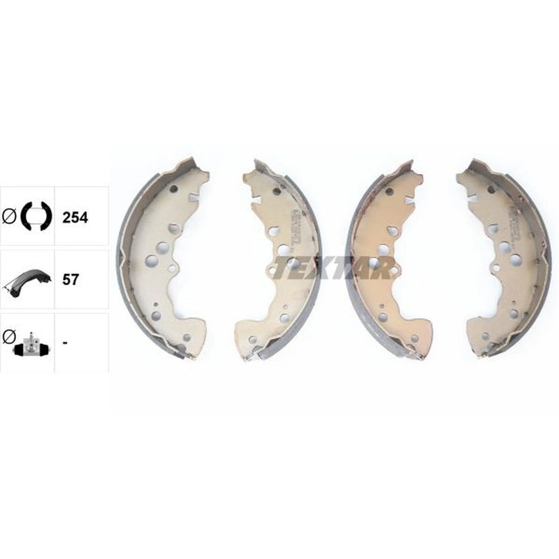 Textar Brake Shoe Set Axle Kit 91083600