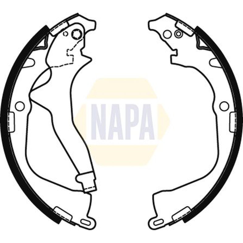 NAPA Brake Shoe Set Axle Kit NBS1082