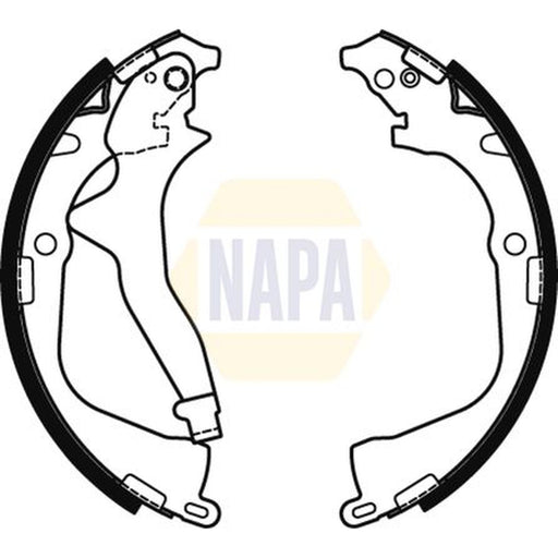 NAPA Brake Shoe Set Axle Kit NBS1082