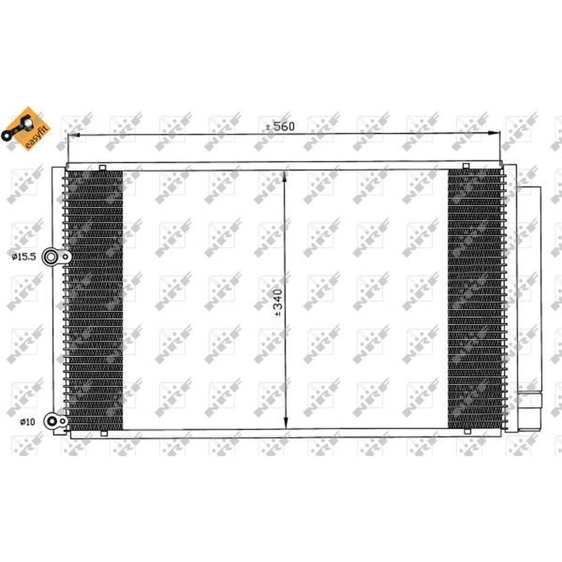 NRF Air Conditioning Condenser 35601