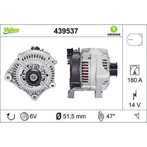 Valeo Car Alternator 12V 439537