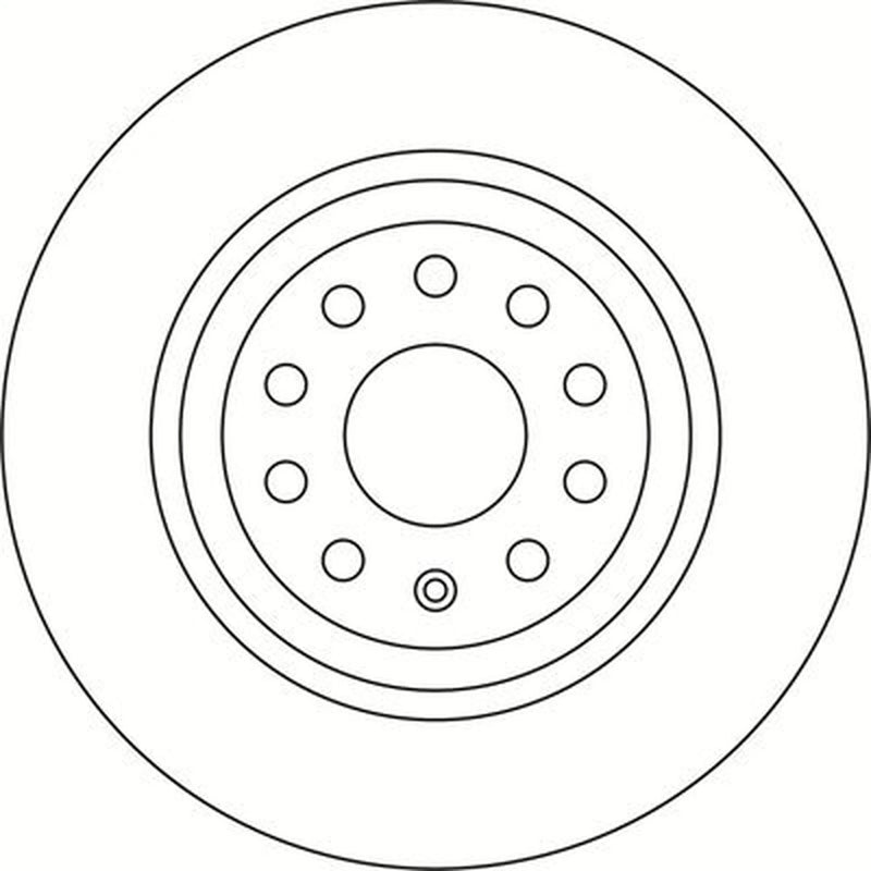 Abtex 2 x Vented Rear Brake Discs BD1313V