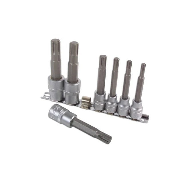 Laser Tools Ribe Socket Bit Set 3/8"D, 1/2"D 7pc - PL