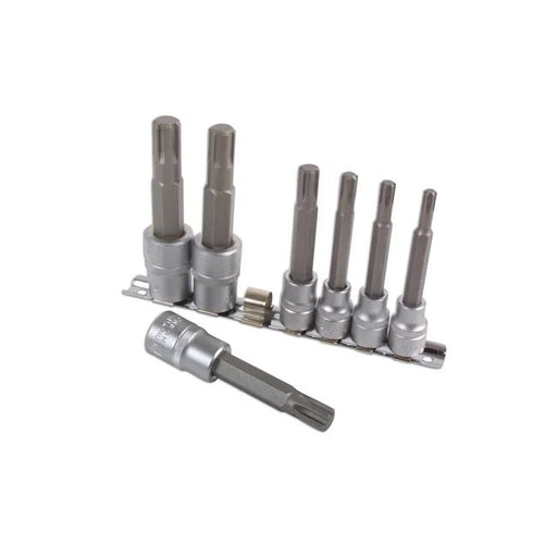 Laser Tools Ribe Socket Bit Set 3/8"D, 1/2"D 7pc - PL