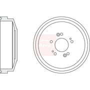 Apec Brake Drum Assembly Rear DRM9942