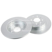 Borg & Beck 2 x Solid Rear Brake Discs BBD4398