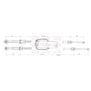 Apec Manual Transmission Cable Pull CAB7019