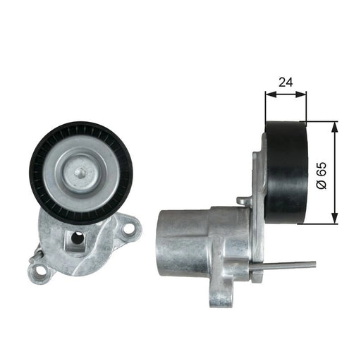 Gates Auxiliary Belt Tensioner T39295