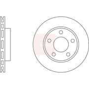 Apec 2 x Vented Rear Brake Discs DSK2380