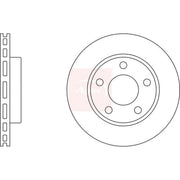 Apec 2 x Vented Rear Brake Discs DSK2380