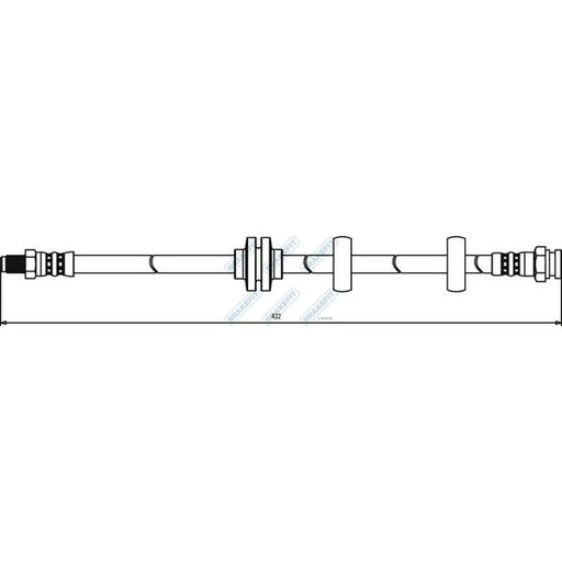 Apec Brake Hydraulic Hose Line Front BHO4060