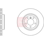 Apec 2 x Vented Front Brake Discs DSK2181