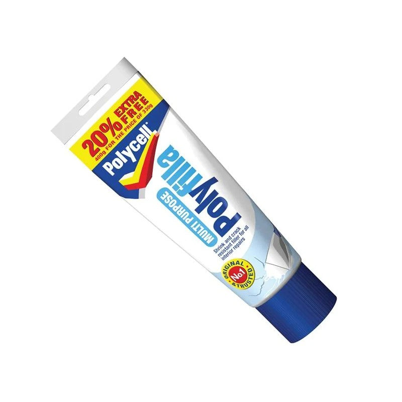 Polycell Multi Purpose Polyfilla Tube 330g + 20% - 5084955