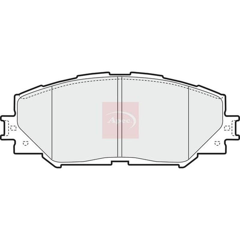 Apec Front Brake Pad Set PAD1593