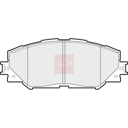 Apec Front Brake Pad Set PAD1593