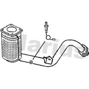 Klarius Catalyst Type Approved With Pipe Front 321569