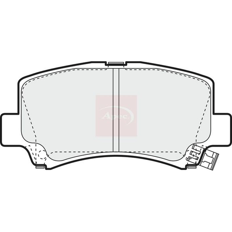 Apec Front Brake Pad Set PAD1093
