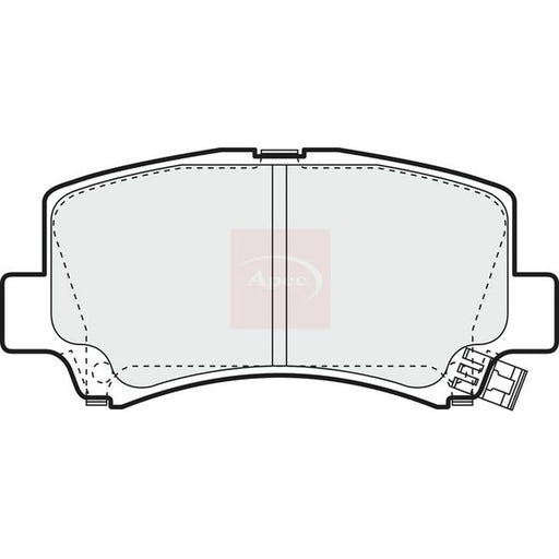 Apec Front Brake Pad Set PAD1093