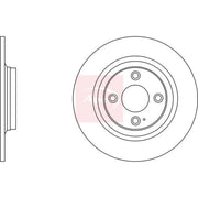 Apec 2 x Solid Rear Brake Discs DSK2579