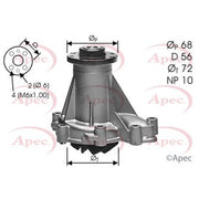 Apec Engine Cooling Water Pump AWP1357