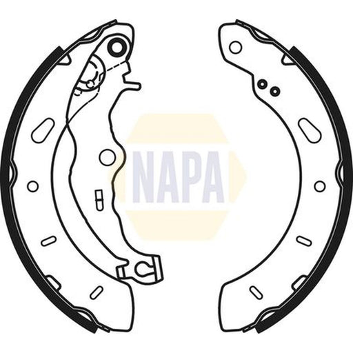 NAPA Brake Shoe Set Axle Kit NBS1081