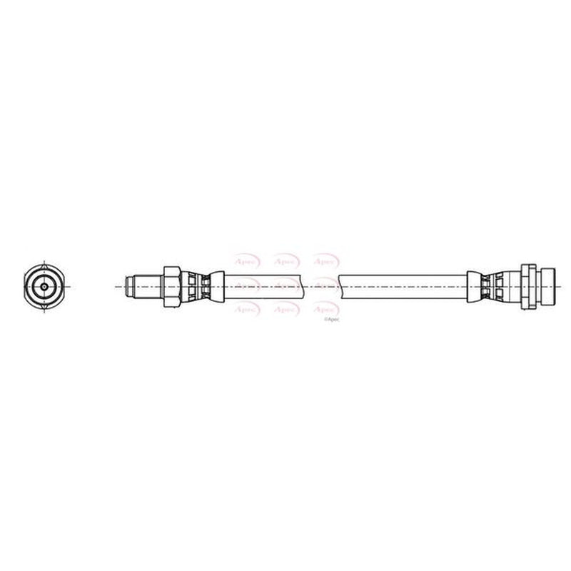 Apec Brake Hydraulic Hose Line Rear HOS4441