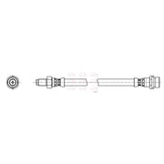 Apec Brake Hydraulic Hose Line Rear HOS4441