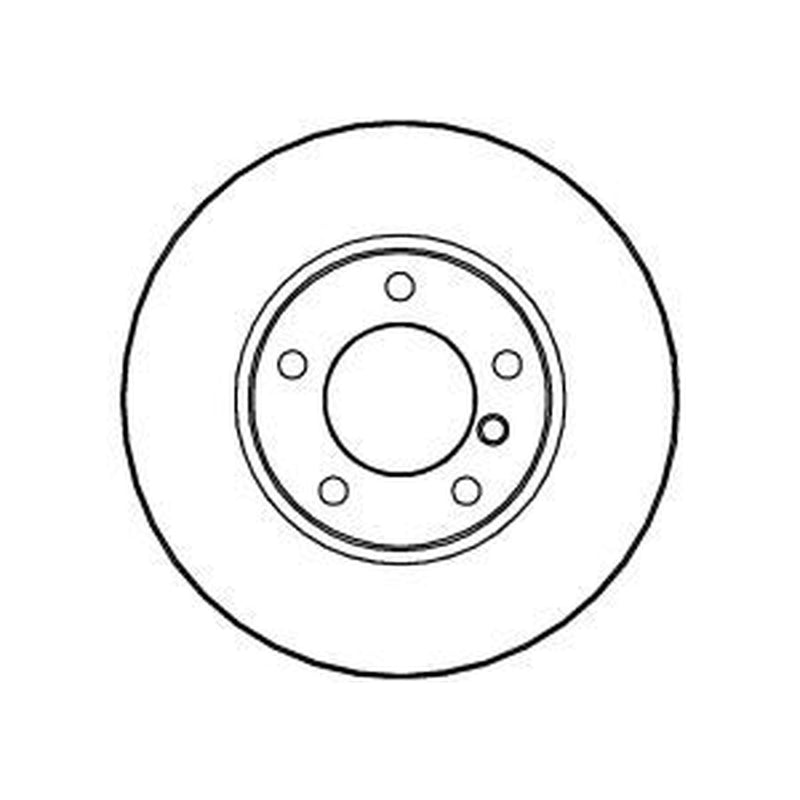Abtex 2 x Vented Front Brake Discs BD613V