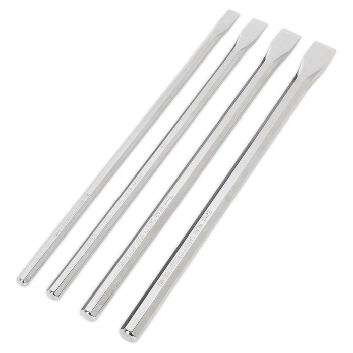 Sealey Chisel Set 4pc Extra-Long AK9148 Sealey  - Town Parts