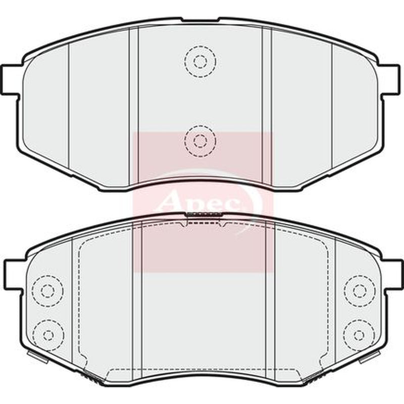 Apec Front Brake Pad Set PAD1767