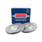 Borg & Beck 2 x Vented Front Brake Discs BBD4495