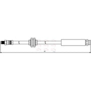 Apec Brake Hydraulic Hose Line Front HOS3853