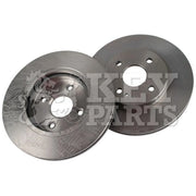 Key Parts 2 x Vented Front Brake Discs KBD4700