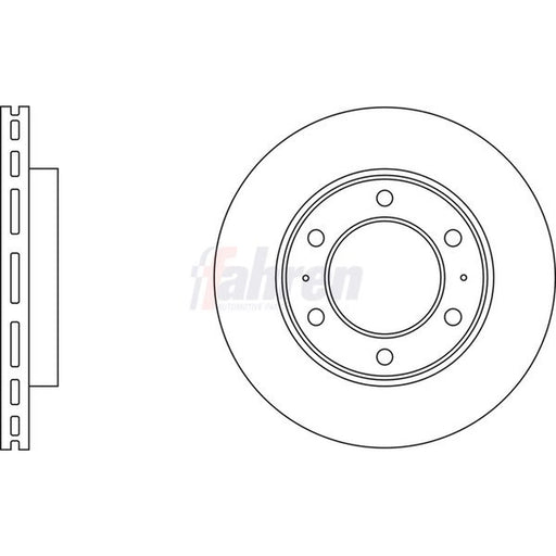 Fahren 2 x Front Brake Discs FBD6690