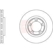 Apec 2 x Vented Front Brake Discs DSK2888