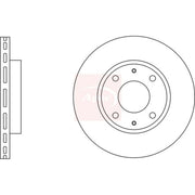 Apec 2 x Vented Front Brake Discs DSK2916