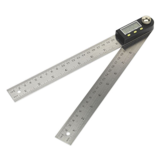 Sealey Digital Angle Rule 200mm(8") AK7200 Sealey  - Town Parts