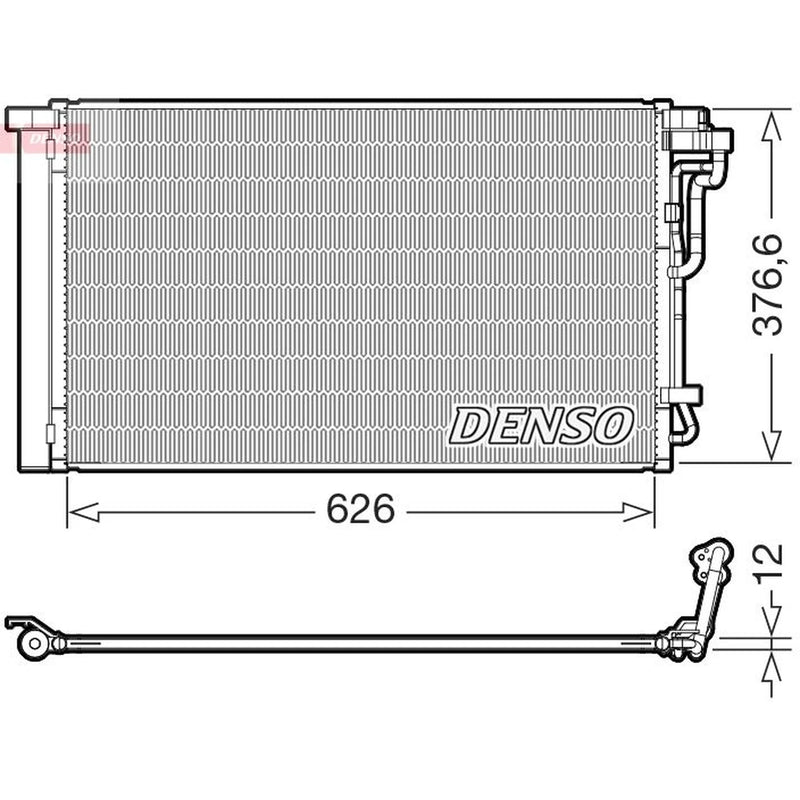 Denso Air Conditioning Condenser DCN41034