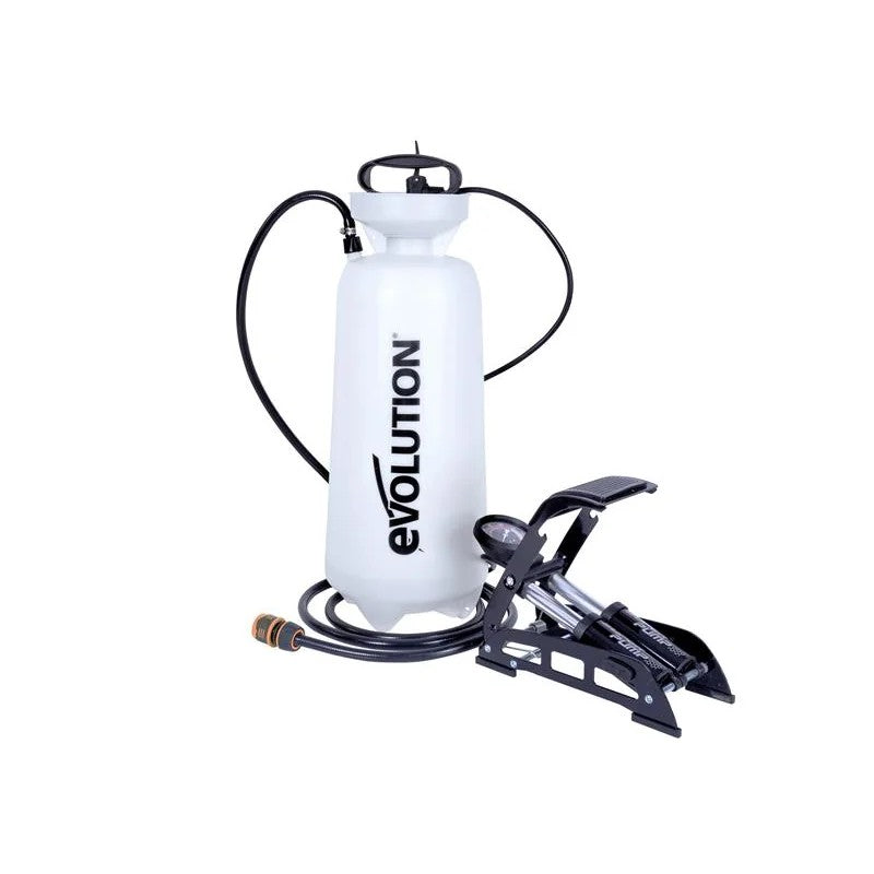 Evolution Pressurised Water Bottle with Foot Pump 15 litre - 012-0011